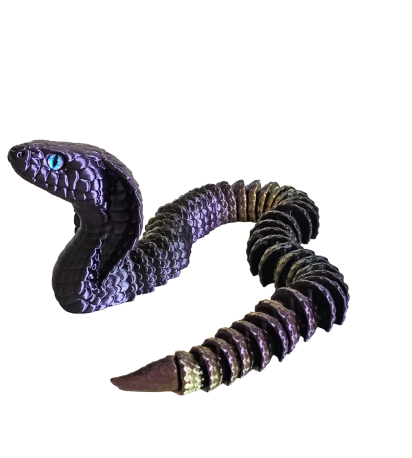 Cobra articulé violet