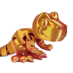 Bébé T-rex articulé orange