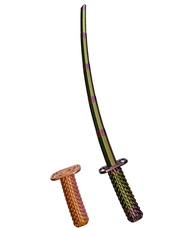 Katana repliable violet