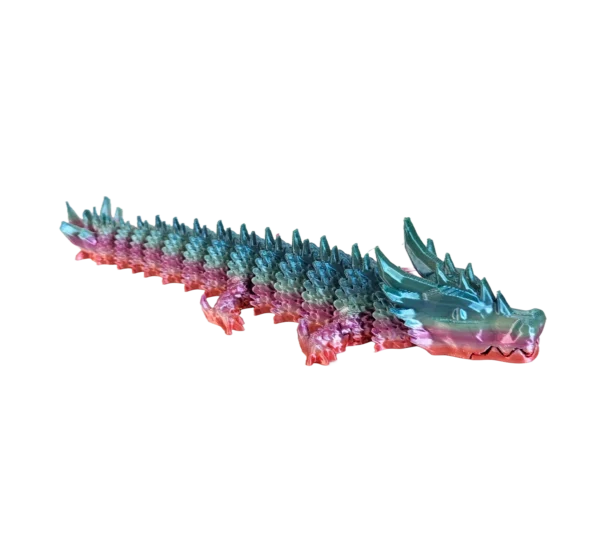Petit dragon articulé vert