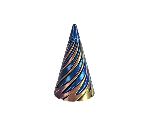 Spirale infernale bleue
